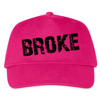 Broke - Farbwechsel - Kinder Basecap - Fuchsia - Vorne