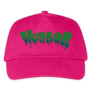 Horror Blue Green Drops - Kids’ Baseball Cap - fuchsia - Front