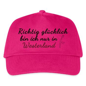 Westerland Sylt - Kinder Basecap - Fuchsia - Vorne