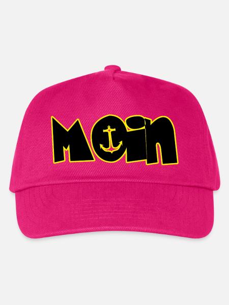 Moin Anker Motiv - Kinder Basecap - Fuchsia
