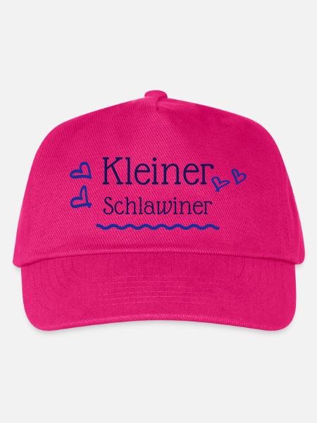 Kleiner Schlawiner Kinder Baby Geschenk Idee - Kinder Basecap - Fuchsia