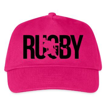 rugby - Kinder Basecap - Fuchsia - Vorne