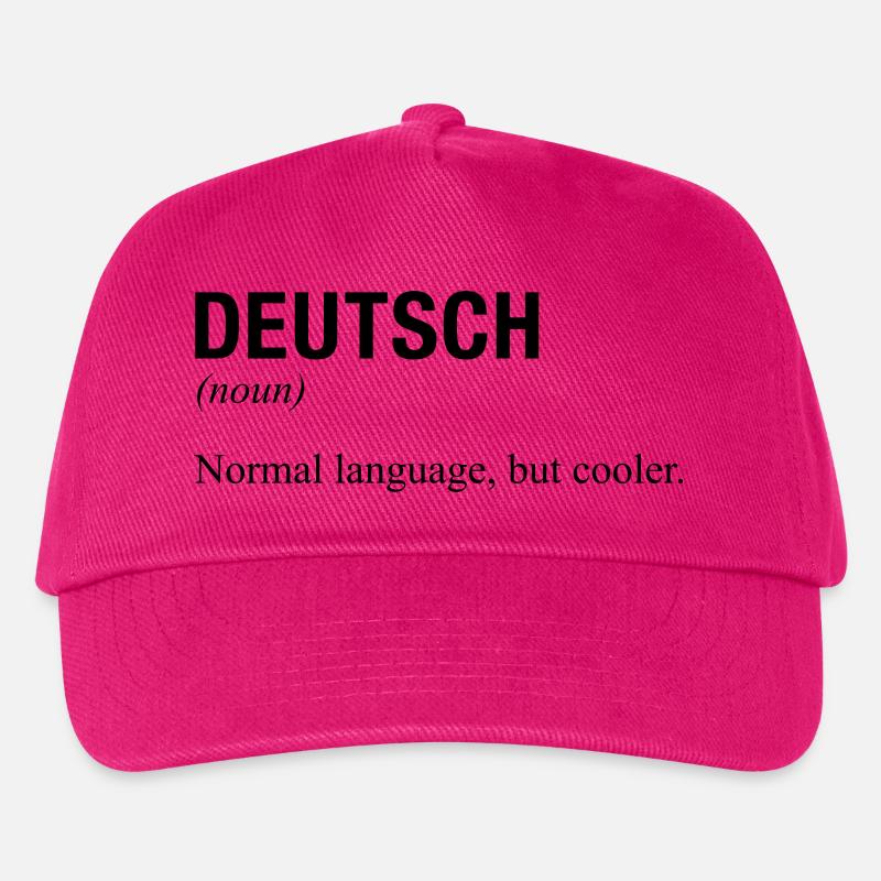 GERMAN Language deutsche Sprache - Kids’ Baseball Cap - fuchsia