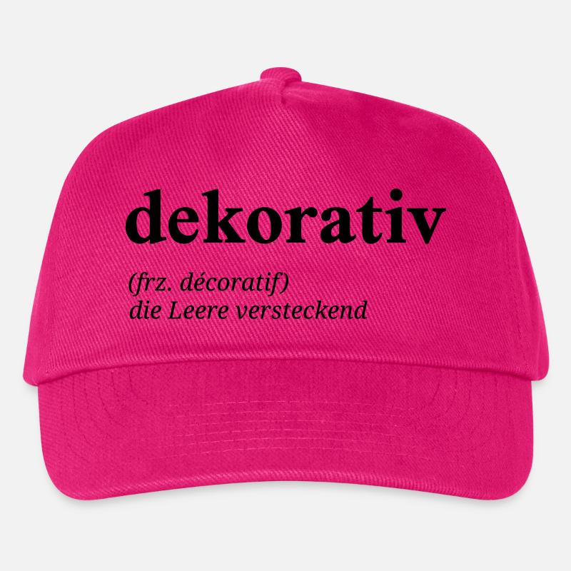 decorative Definition - Kids’ Baseball Cap - fuchsia