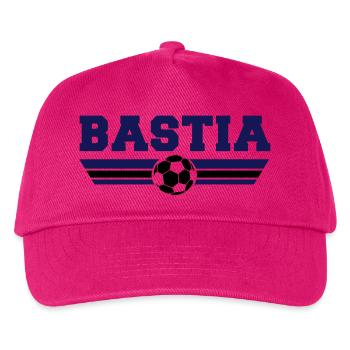 Bastia Fußball - Kinder Basecap - Fuchsia - Vorne