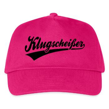 Geek Pride: Klugscheißer - Kinder Basecap - Fuchsia - Vorne
