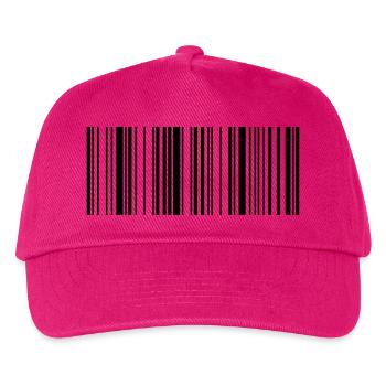Barcode Scannen EAN 1c - Kinder Basecap - Fuchsia - Vorne