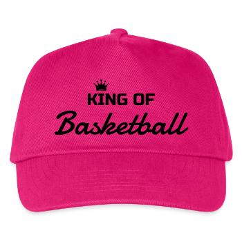 Basketball - Basket ball - Basket-ball - Baskette - Kinder Basecap - Fuchsia - Vorne