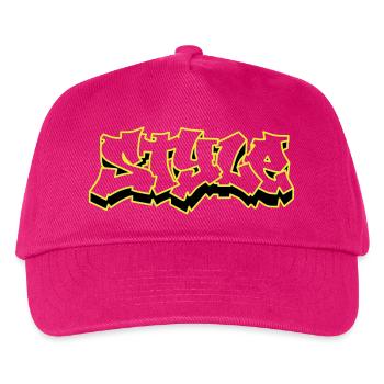 Style - Casquette de baseball Enfant - fuchsia - Devant