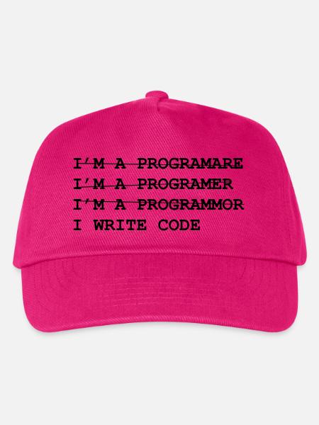 Geek - Kinder Basecap - Fuchsia