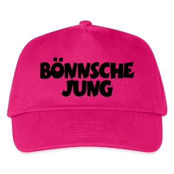 Bönnsche Jung - Unser Mann aus Bonn am Rhein - Kinder Basecap - Fuchsia - Vorne