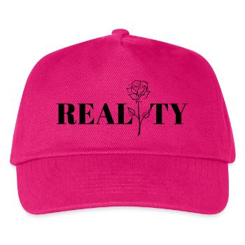 Un design cool, la réalité. - Casquette de baseball Enfant - fuchsia - Devant