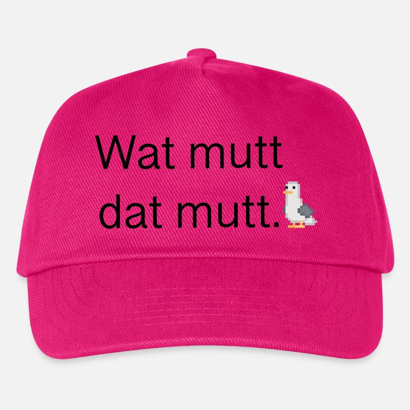 Wat mutt dat mutt - Kinder Basecap - Fuchsia