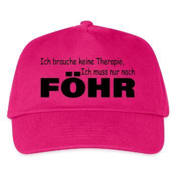 Therapie FÖHR - Kinder Basecap - Fuchsia - Vorne