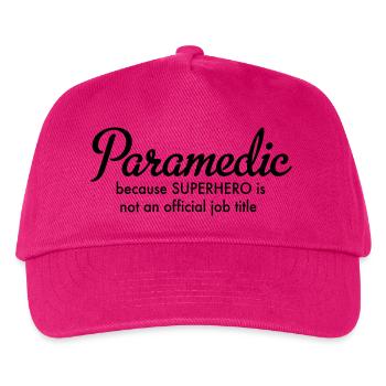 ambulance man - Kids’ Baseball Cap - fuchsia - Front