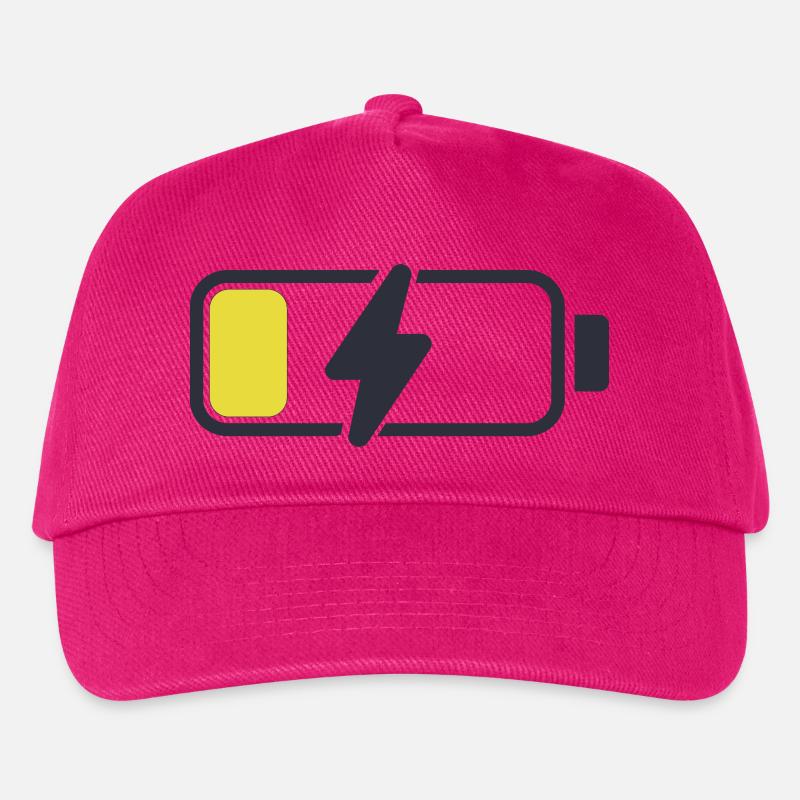 iPhone_Batterie - Kinder Basecap - Fuchsia