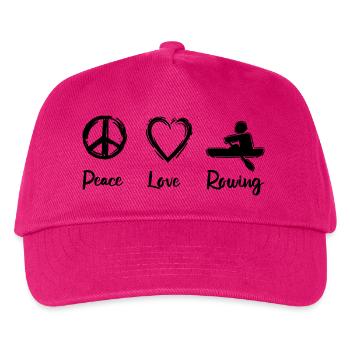 Rudder Love - Kids’ Baseball Cap - fuchsia - Front