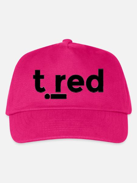 müde - Kinder Basecap - Fuchsia