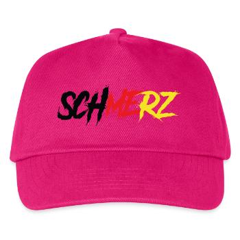 Schmerz – Deutschland Statement Shirt - Kinder Basecap - Fuchsia - Vorne