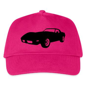 US Classic Car - Kinder Basecap - Fuchsia - Vorne