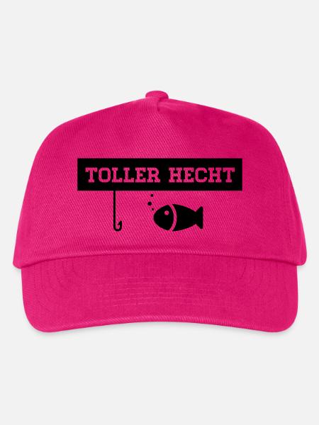 Toller Hecht - Anglershirt - Kinder Basecap - Fuchsia