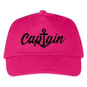 CAPTAIN KAPITÄN - Kids’ Baseball Cap - fuchsia - Front