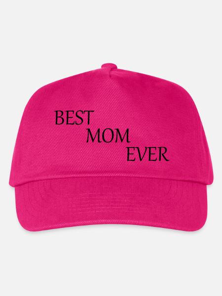 Spruch Muttertag Beste Mama der Welt Muttertag Mom - Kinder Basecap - Fuchsia