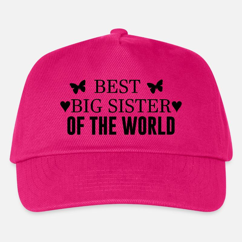 Beste Schwester - Kinder Basecap - Fuchsia