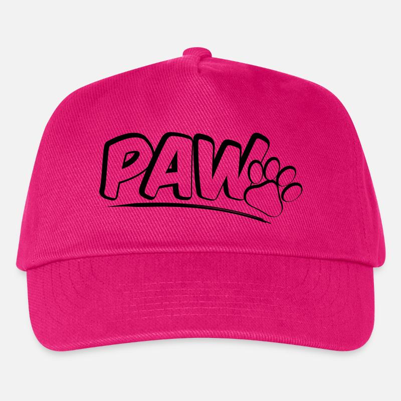 PAW Katzenpfötchen Katzenpfote Katzen - Kinder Basecap - Fuchsia