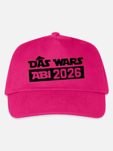 Das wars Abi 2026 - Kinder Basecap - Fuchsia