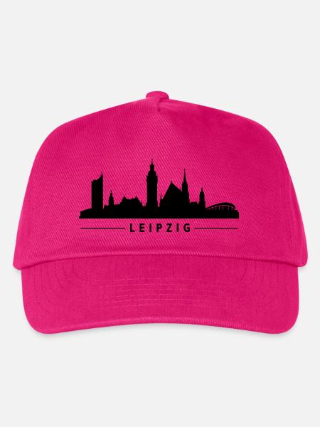 Leipzig Skyline - Kinder Basecap - Fuchsia