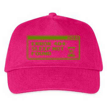 404 Schlaf NichtGefunden - Kinder Basecap - Fuchsia - Vorne