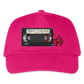 Obsession VHS-Kassette - Kinder Basecap - Fuchsia - Vorne