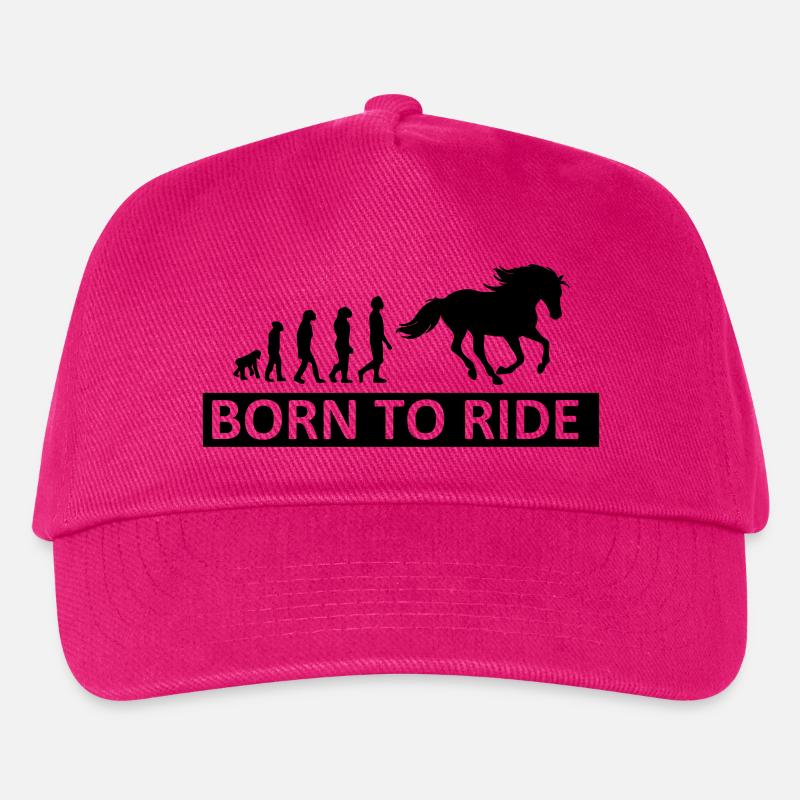 Born to Ride Pferd - Kinder Basecap - Fuchsia