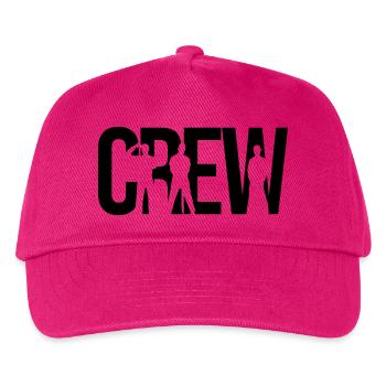 crew - Kinder Basecap - Fuchsia - Vorne