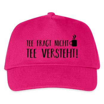 Tee fragt nicht - Kinder Basecap - Fuchsia - Vorne