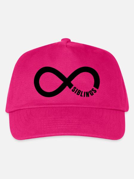 Siblings Unendlichkeit - Kinder Basecap - Fuchsia