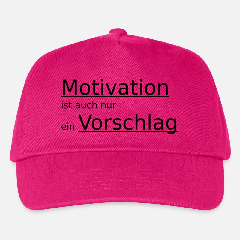 Motivation ist auch nur ein Vorschlag - Kinder Basecap - Fuchsia