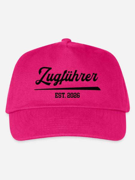 Zugführer 2026 Feuerwehrmann Zug Feuerwehr FFW - Kinder Basecap - Fuchsia