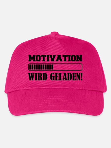 Motivation wird geladen - Kinder Basecap - Fuchsia