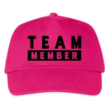 team_member- - Kids’ Baseball Cap - fuchsia - Front