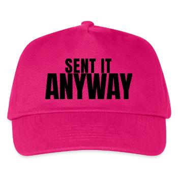BMX - Sent It Anyway - Fahrrad - Kinder Basecap - Fuchsia - Vorne