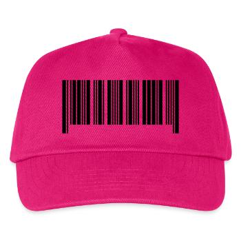 Barcode II - Kinder Basecap - Fuchsia - Vorne