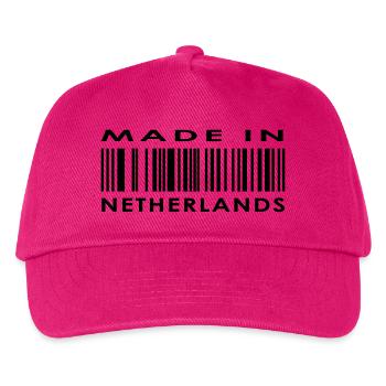 Made in Netherlands / Netherlands - Kids’ Baseball Cap - fuchsia - Front