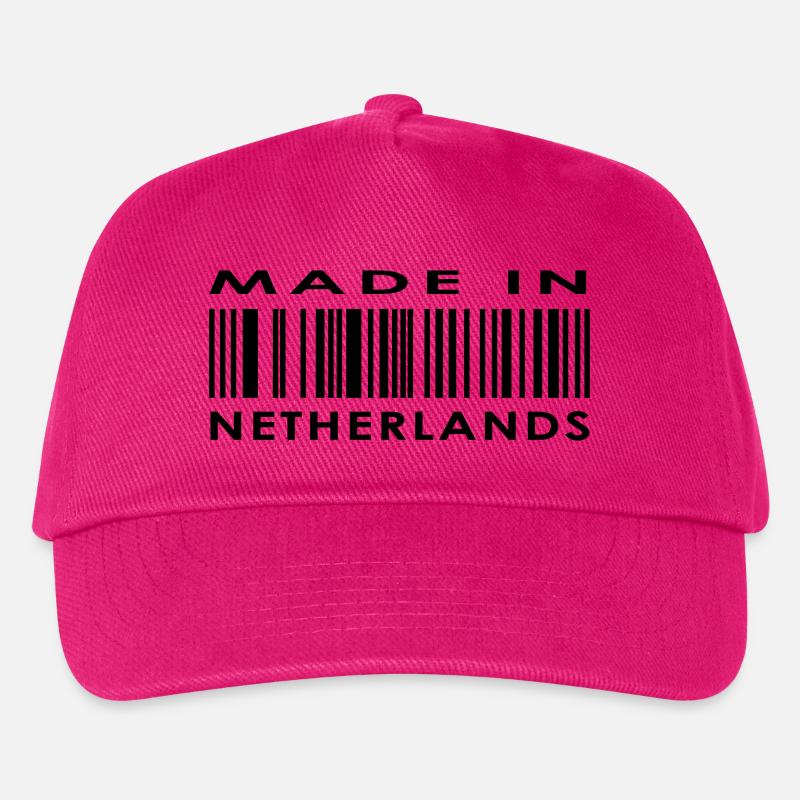Made in Netherlands / Pays-Bas - Casquette de baseball Enfant - fuchsia