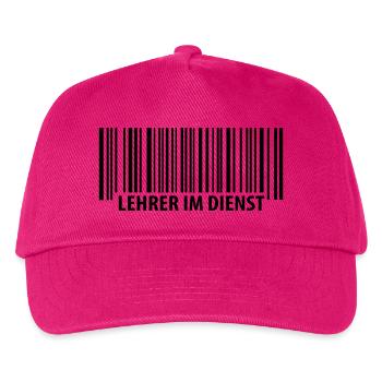 Lehrer im Dienst - Kinder Basecap - Fuchsia - Vorne