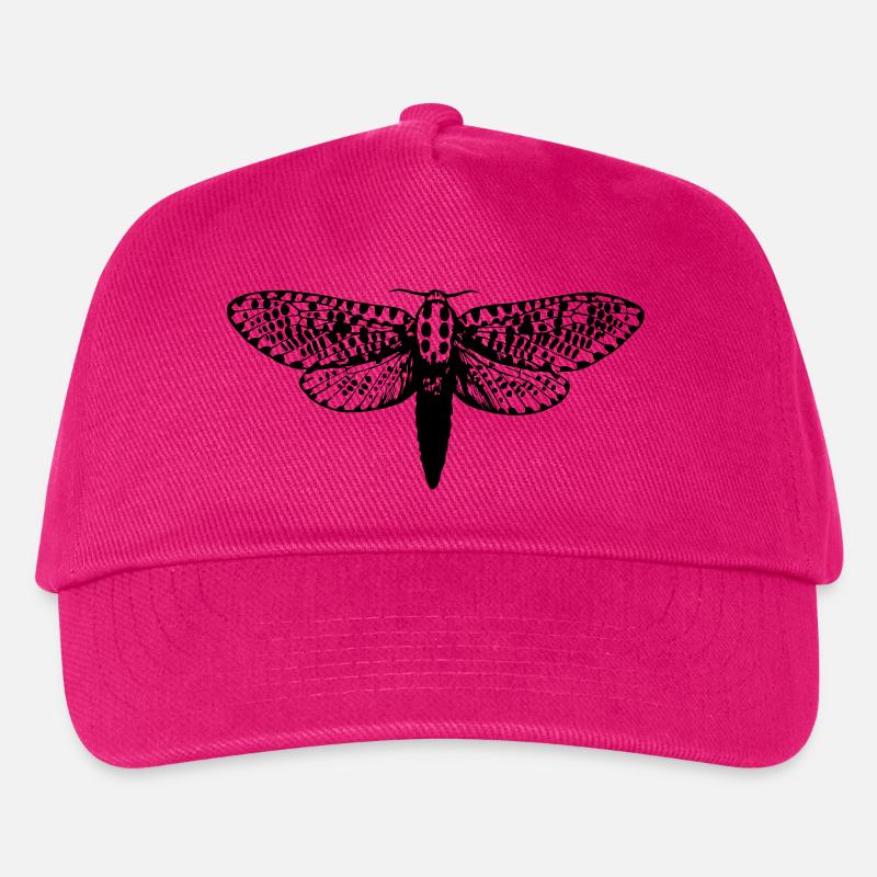 Moth drawing - Kids’ Baseball Cap - fuchsia