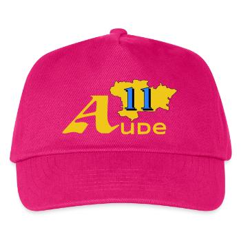 Aude - Kinder Basecap - Fuchsia - Vorne