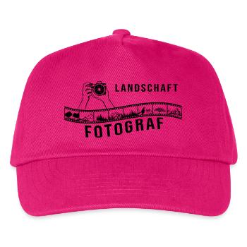 Landschaftsfotograf - Kinder Basecap - Fuchsia - Vorne