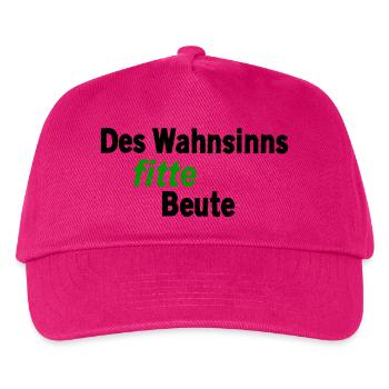 Wahnsinns fitte Beute - Kinder Basecap - Fuchsia - Vorne